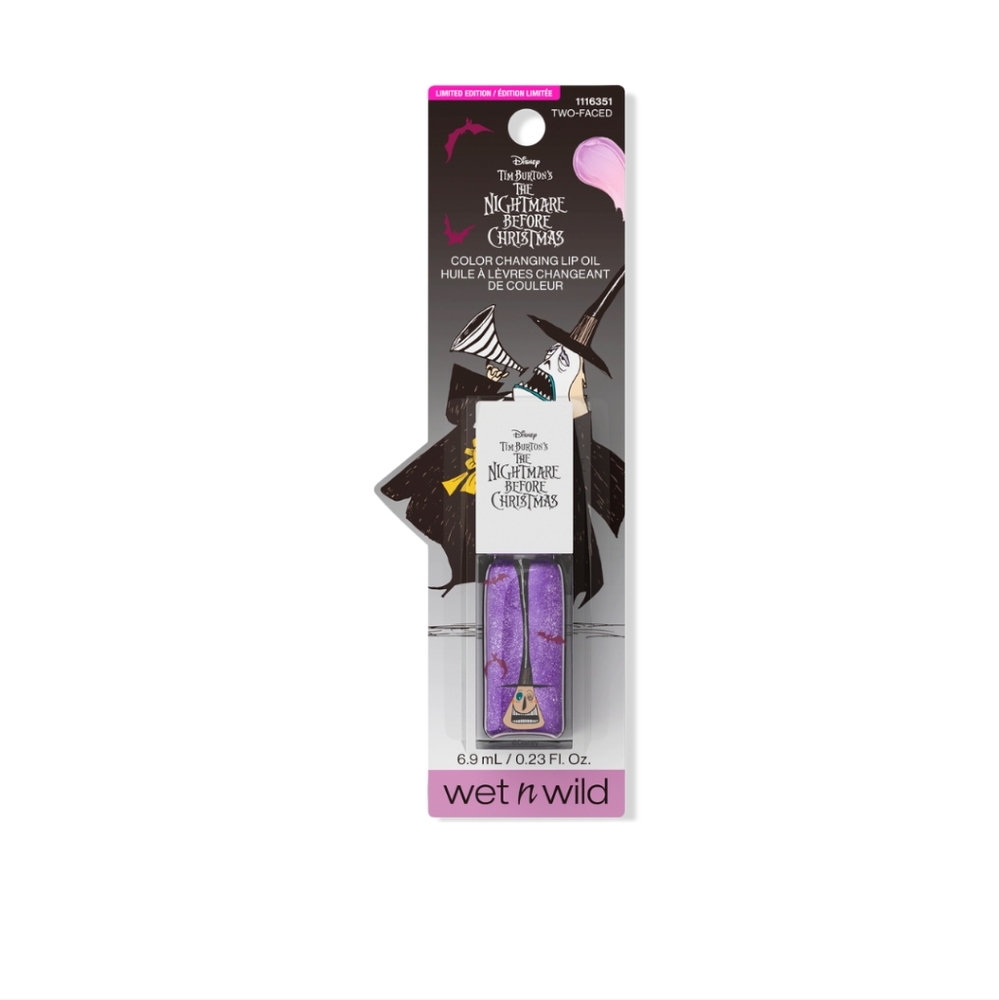Nightmare Before Christmas Two-Faced color changing lip oil Shade: Two Faced - Picture 3 of 5